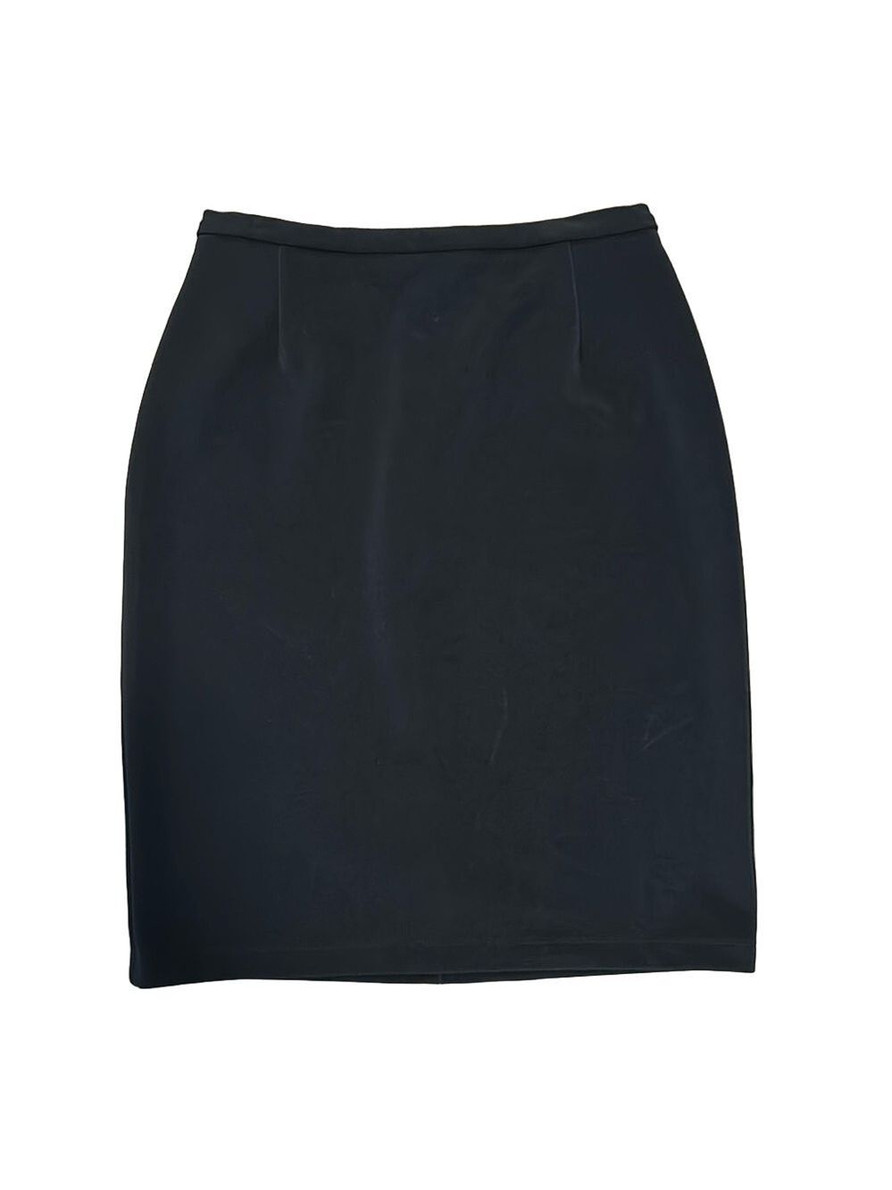 Chico's Design Vintage Knee Length Black Pencil Skirt Size 1
